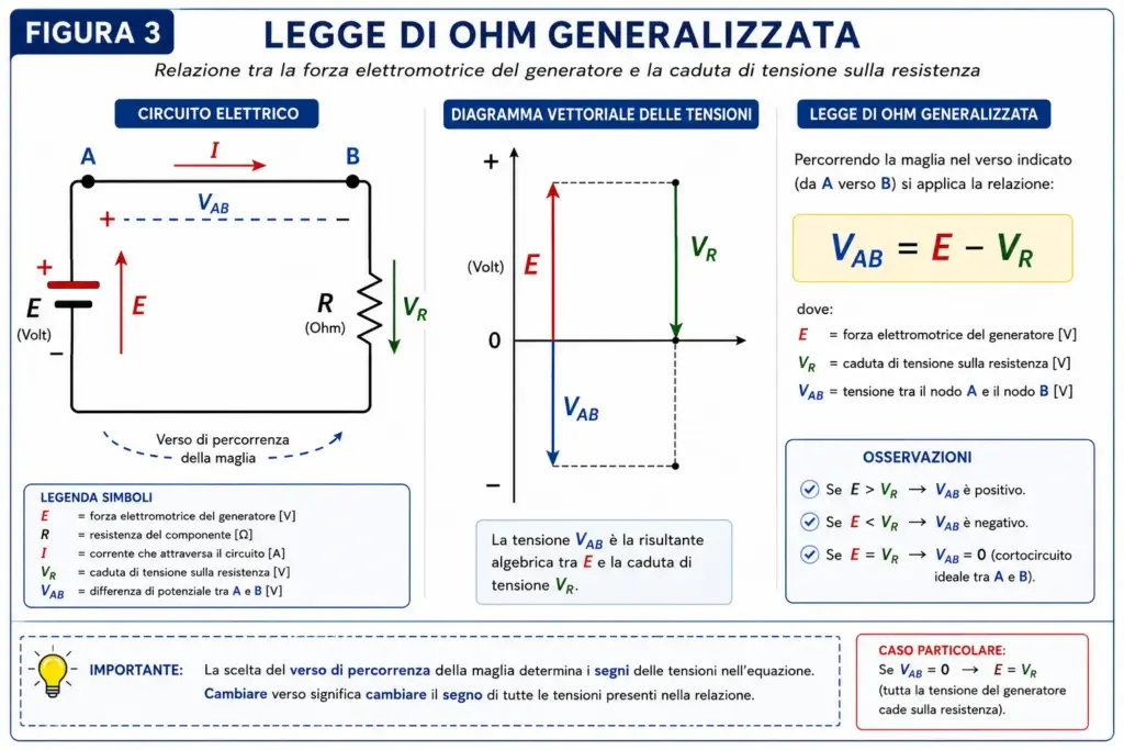 Fig.3 Legge di Ohm Generalizzata