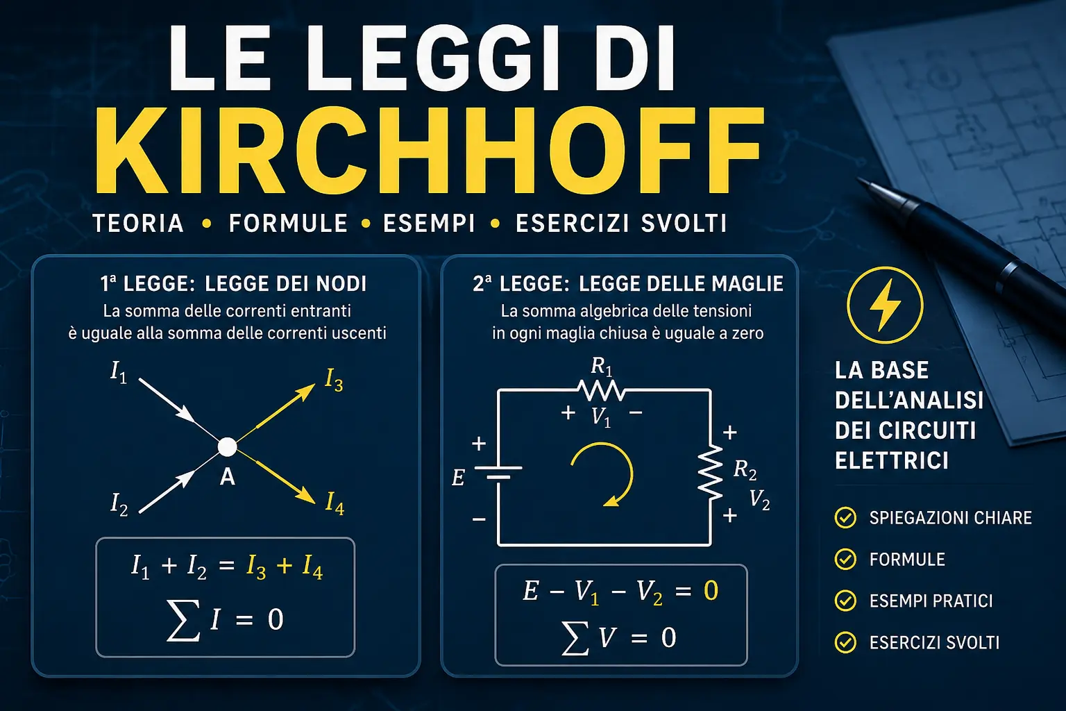 Le Leggi di Kirchhoff