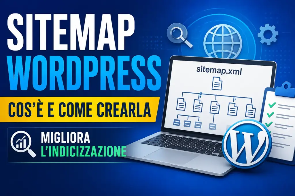 Sitemap WordPress XML per migliorare l'indicizzazione del sito sui motori di ricerca